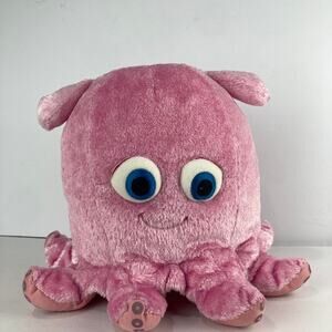 Disney Store Finding Nemo SOFT PINK PEARL OCTOPUS 9" Plush